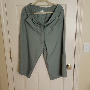 Jockey Wide Leg Pants in Sage Green
